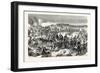 Franco-Prussian War: Troops Bourbaki Disarmed by Swiss Near Les Verrieres the February 2, 1871-null-Framed Giclee Print