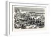 Franco-Prussian War: Troops Bourbaki Disarmed by Swiss Near Les Verrieres the February 2, 1871-null-Framed Giclee Print