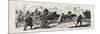 Franco-Prussian War: Wuerttemberg and Saxony Wounded from the First Battle of Villiers on His Way t-null-Mounted Giclee Print