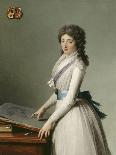 Portrait of Mary Broutin, Baroness Chalvet-Sonville-Francois Andre Vincent-Giclee Print