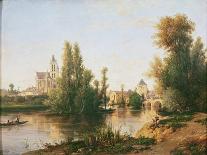 Moret-Sur-Loing (Oil on Canvas)-Francois Antoine Leon Fleury-Giclee Print