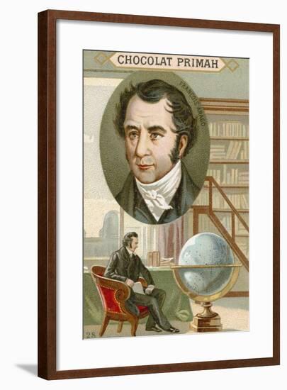 Francois Arago, French Mathematician, Physicist and Astronomer-null-Framed Giclee Print