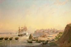 The Taking of the Batteries at Punto Obligado on 20 November 1845-Francois Barry-Giclee Print