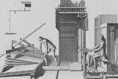 The Art of Organ Building; L'Art Du Facteur D'Orgues-Francois Bedos de Celles-Stretched Canvas