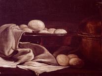 Still Life Showing Brie Cheese-Francois Bonvin-Giclee Print