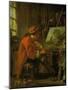 Francois Boucher, Self-Portrait, the Painter in His Studio-Francois Boucher-Mounted Giclee Print