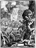 Forces under Alaric I, King of the Visigoths, in Battle, C410 (165)-Francois Chauveau-Giclee Print