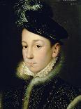 Portrait of King Charles IX of France, 1566-Francois Clouet-Giclee Print