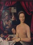 Catherine De Medicis, Queen of France-Francois Clouet-Art Print