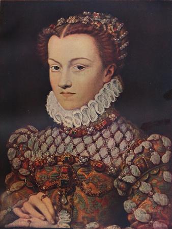 Elizabeth of Austria, (1554-1592), wife of King Charles IX (1550-1574), c1571, (1911)