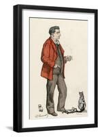 Francois Coppee and Cats-Paul Renouard-Framed Art Print