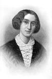 George Eliot, 19th Century English Novelist-Francois d'Albert Durade-Framed Giclee Print