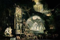 Architectural Fantasy Depicting the Healing of the Paralysed, 1622-Francois de Nome-Giclee Print