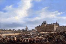 Distribution of Flags to the National Guard, August 29, 1830-François Dubois-Stretched Canvas