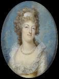 Portrait of Queen Marie Antoinette with a Pearl Necklace, 1792-François Dumont-Mounted Giclee Print