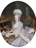 Queen Marie Antoinette, C.1790-Francois Dumont-Framed Stretched Canvas