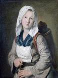 Young Woman at Work, C1725-1778-Francois Duparc-Stretched Canvas