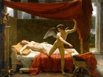 Cupid and Psyche-François-Édouard Picot-Framed Stretched Canvas