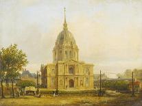 Tour Saint-Jacques-Francois Etienne Villeret-Stretched Canvas