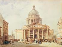 The Pantheon in 1835-Francois Etienne Villeret-Framed Stretched Canvas