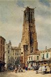 Tour Saint-Jacques-Francois Etienne Villeret-Mounted Giclee Print