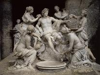 Apollo Tended by the Nymphs in the Grove of the Baths of Apollo-François Girardon-Framed Giclee Print