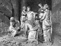 Apollo Tended by the Nymphs in the Grove of the Baths of Apollo-François Girardon-Framed Giclee Print