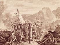 Capture of Island of Grenada, July 4, 1779-Francois Godefroy-Framed Giclee Print