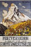 Matterhorn Travel Poster by Francois Gos-Francois Gos-Framed Premium Giclee Print