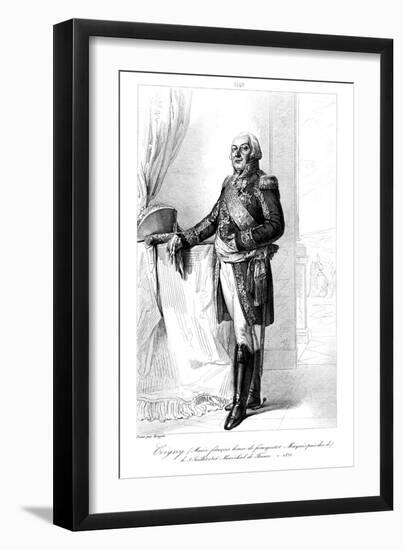 François-Henri De Franquetot De Coigny (1737-182), Marshal of France, 1839-Darodes-Framed Giclee Print