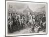 Francois I of France Meets Henry VIII of England-Geoffroy-Mounted Art Print