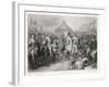 Francois I of France Meets Henry VIII of England-Geoffroy-Framed Art Print