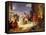 Francois I with Leonardo Da Vinci-Alexandre Evariste Fragonard-Framed Stretched Canvas