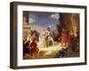 Francois I with Leonardo Da Vinci-Alexandre Evariste Fragonard-Framed Giclee Print