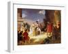 Francois I with Leonardo Da Vinci-Alexandre Evariste Fragonard-Framed Giclee Print