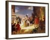 Francois I with Leonardo Da Vinci-Alexandre Evariste Fragonard-Framed Giclee Print