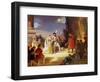 Francois I with Leonardo Da Vinci-Alexandre Evariste Fragonard-Framed Giclee Print