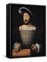 Francois I-Joos Van Cleve-Framed Stretched Canvas