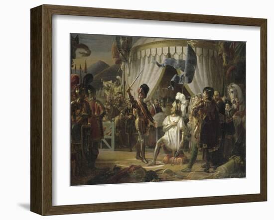 François Ier armé chevalier par Bayard-Louis Ducis-Framed Giclee Print