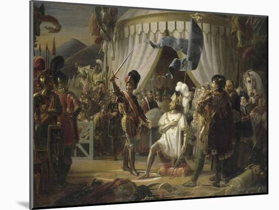 François Ier armé chevalier par Bayard-Louis Ducis-Mounted Giclee Print