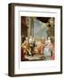 Francois III (1708-65) with His Wife Marie-Therese (1717-80) and Their Children-Martin van Meytens-Framed Giclee Print
