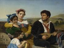 Roman Shepherd Family in the Campagna, 1823 (Oil on Canvas)-Francois Joseph Navez-Giclee Print