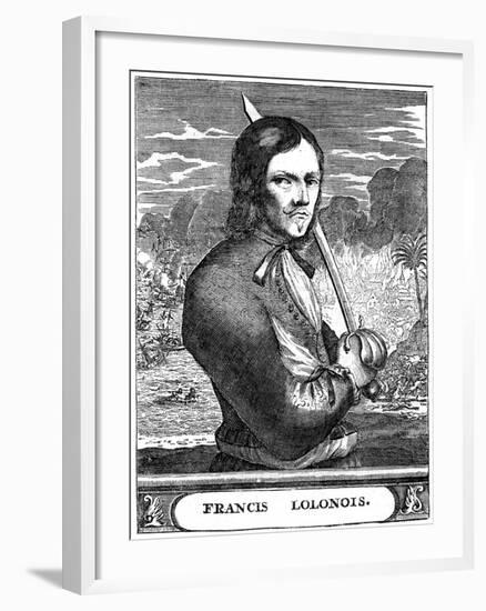 Francois L'Ollonois, 17th Century French Buccaneer, C1880-null-Framed Giclee Print