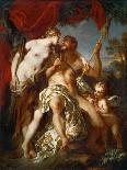 Hercules and Omphale-François Le Moyne-Framed Giclee Print