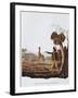 Francois Le Vaillant at the Camp Along the Orange River-Francois Le Vaillant-Framed Giclee Print