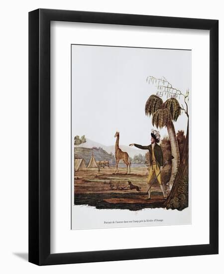 Francois Le Vaillant at the Camp Along the Orange River-Francois Le Vaillant-Framed Giclee Print