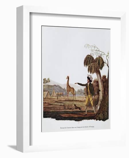 Francois Le Vaillant at the Camp Along the Orange River-Francois Le Vaillant-Framed Giclee Print