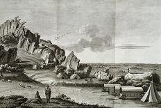 Heere Camp, Engraving from Journey into Africa, 1783-1785-Francois Le Vaillant-Giclee Print
