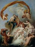 Apollo and Daphne, 18th Century-Francois Lemoyne-Framed Giclee Print