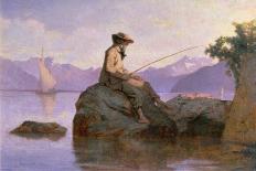 Fishing-François-Louis David Bocion-Giclee Print